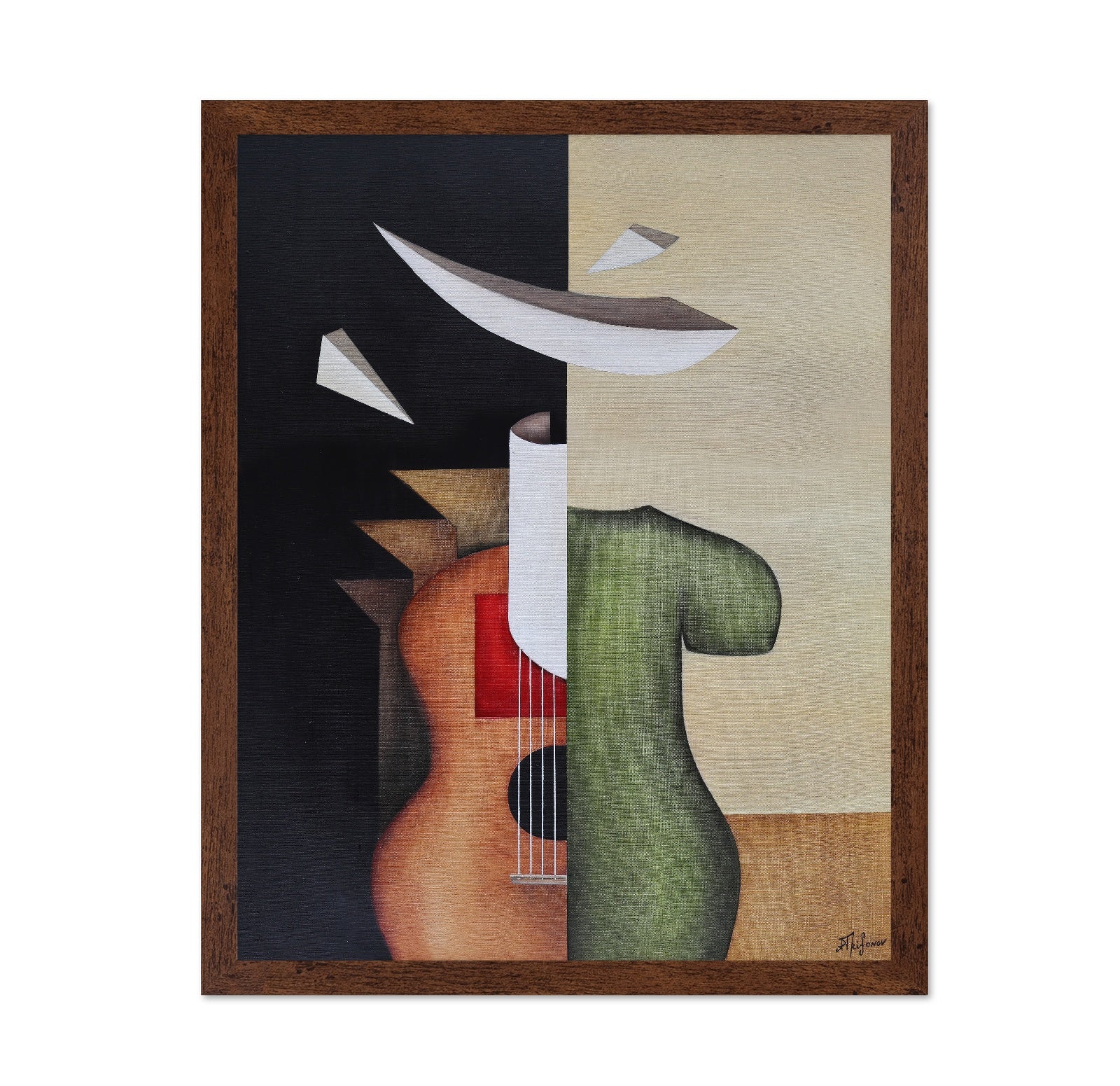 Abstract Guitar Portrait