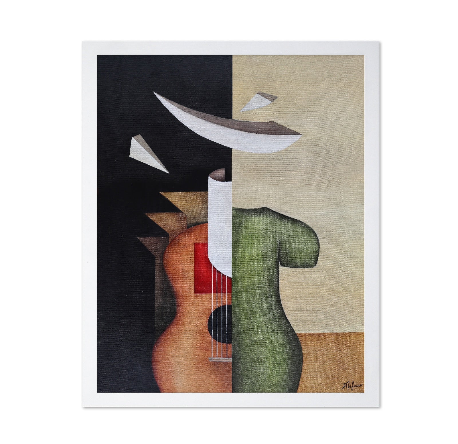 Abstract Guitar Portrait