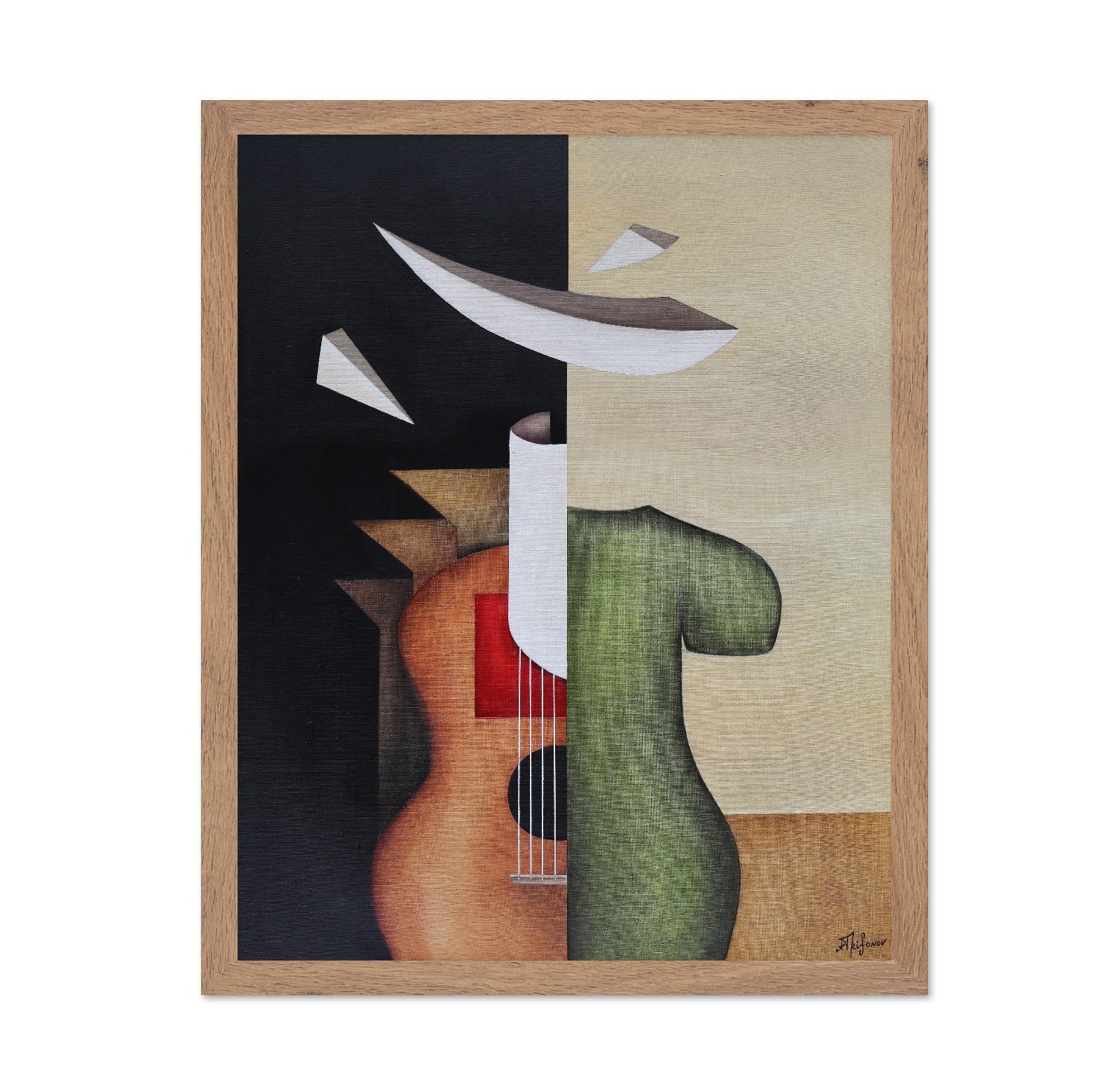 Abstract Guitar Portrait