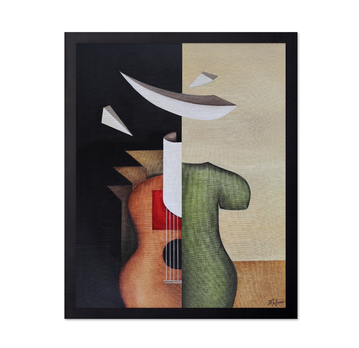 Abstract Guitar Portrait