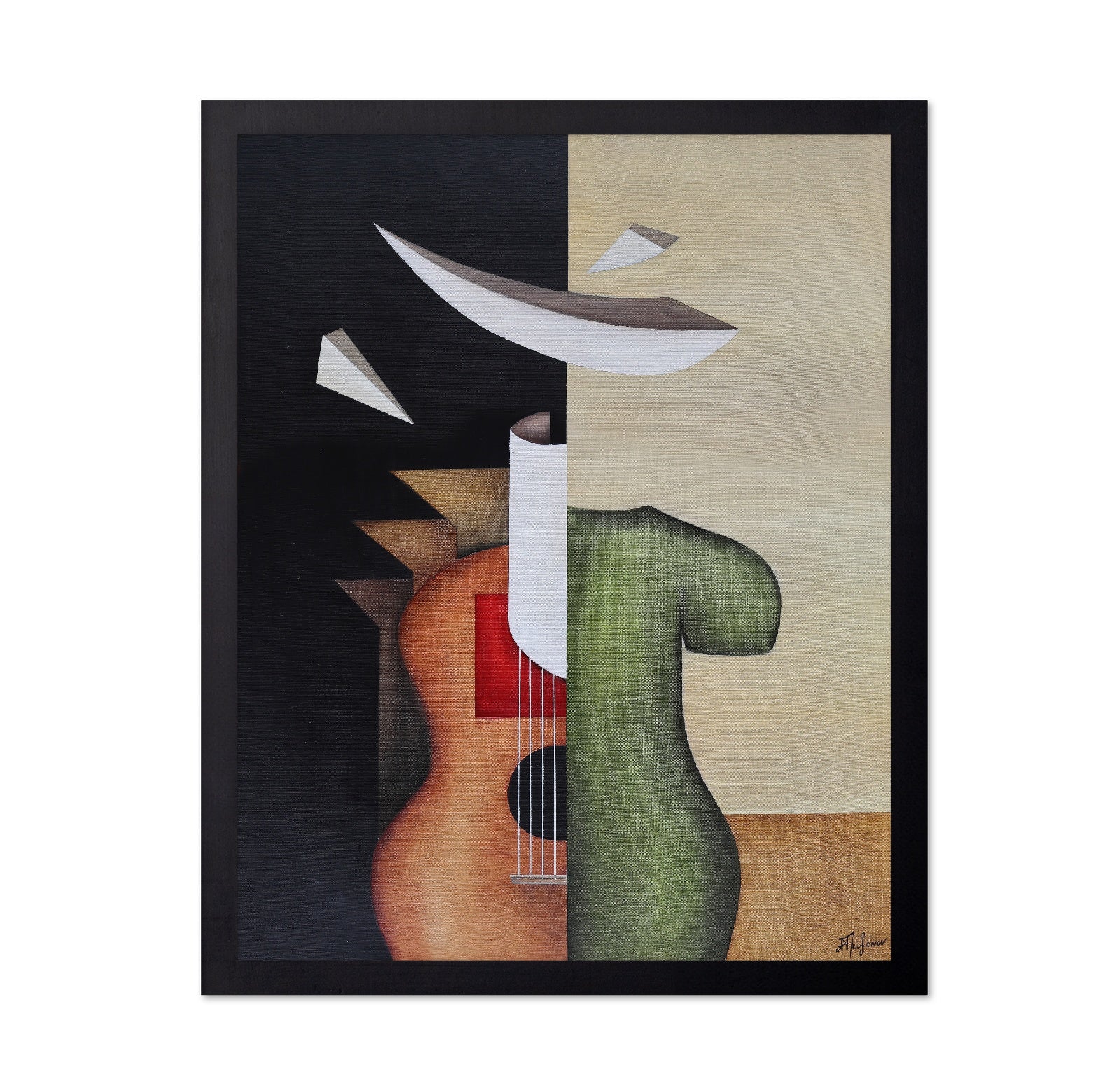 Abstract Guitar Portrait