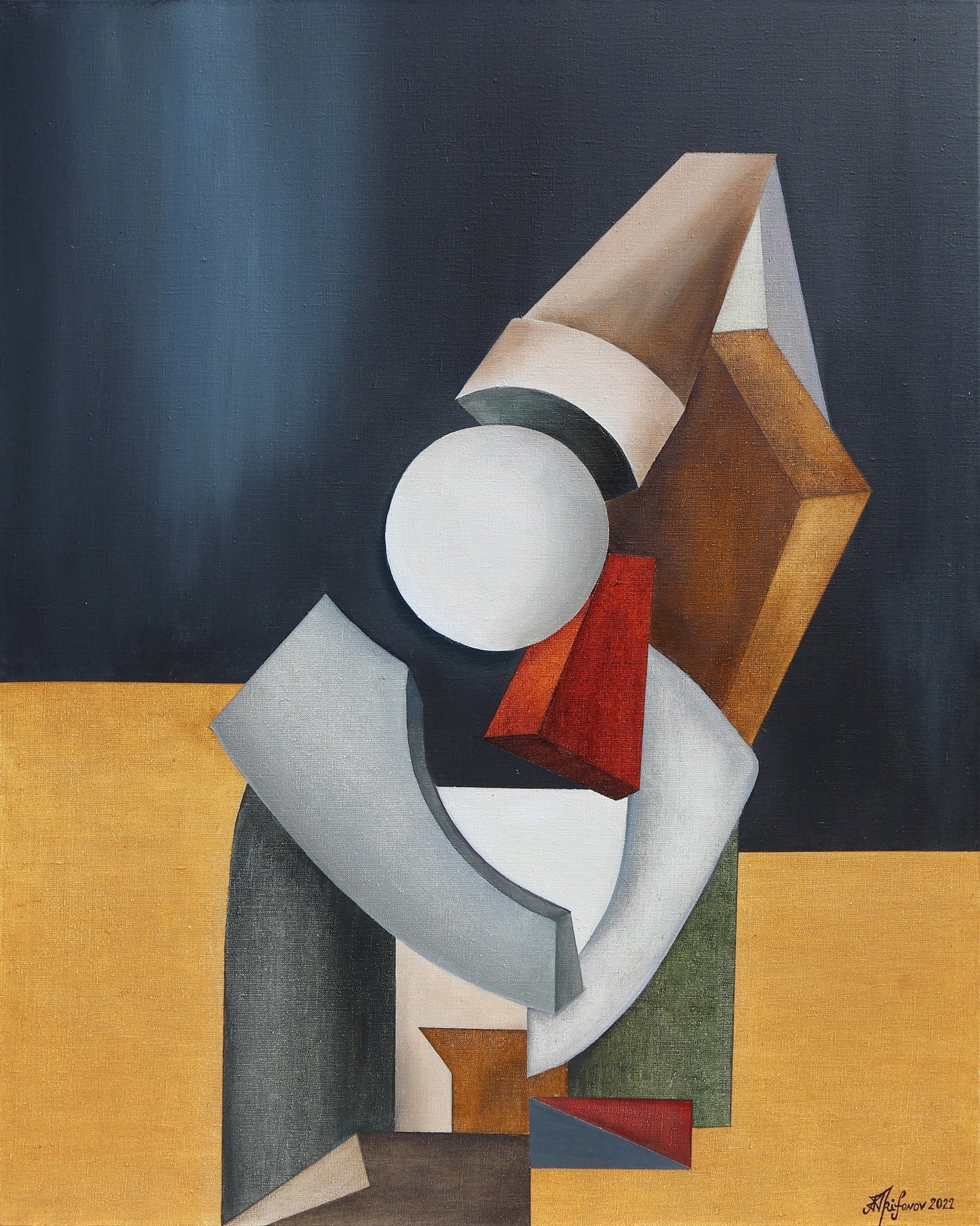 Abstract Seated Figure No5