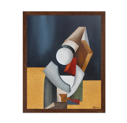 Abstract Seated Figure No5