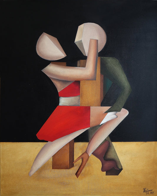 Modern Dancing Couple