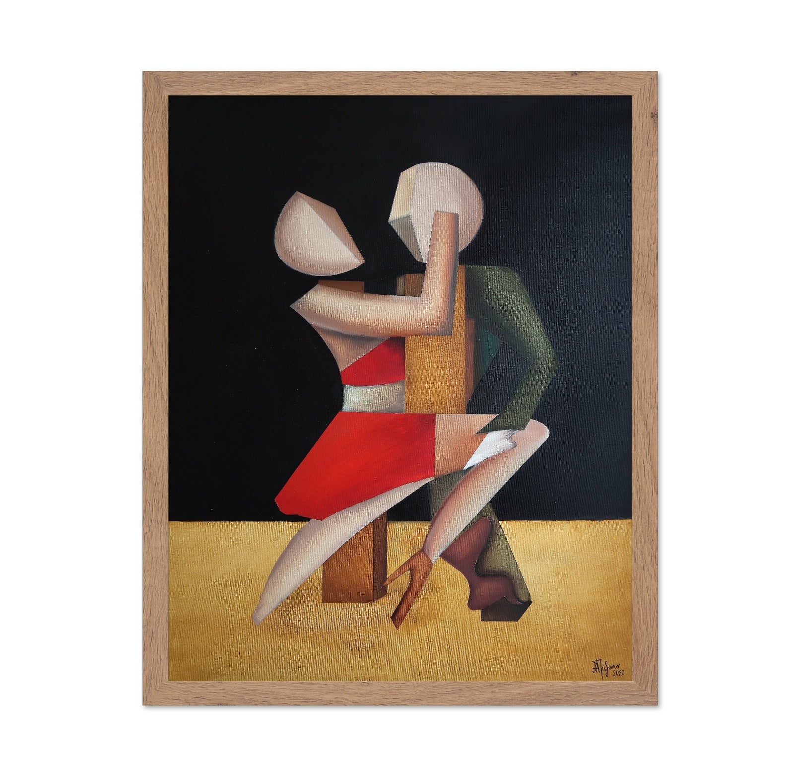 Modern Dancing Couple