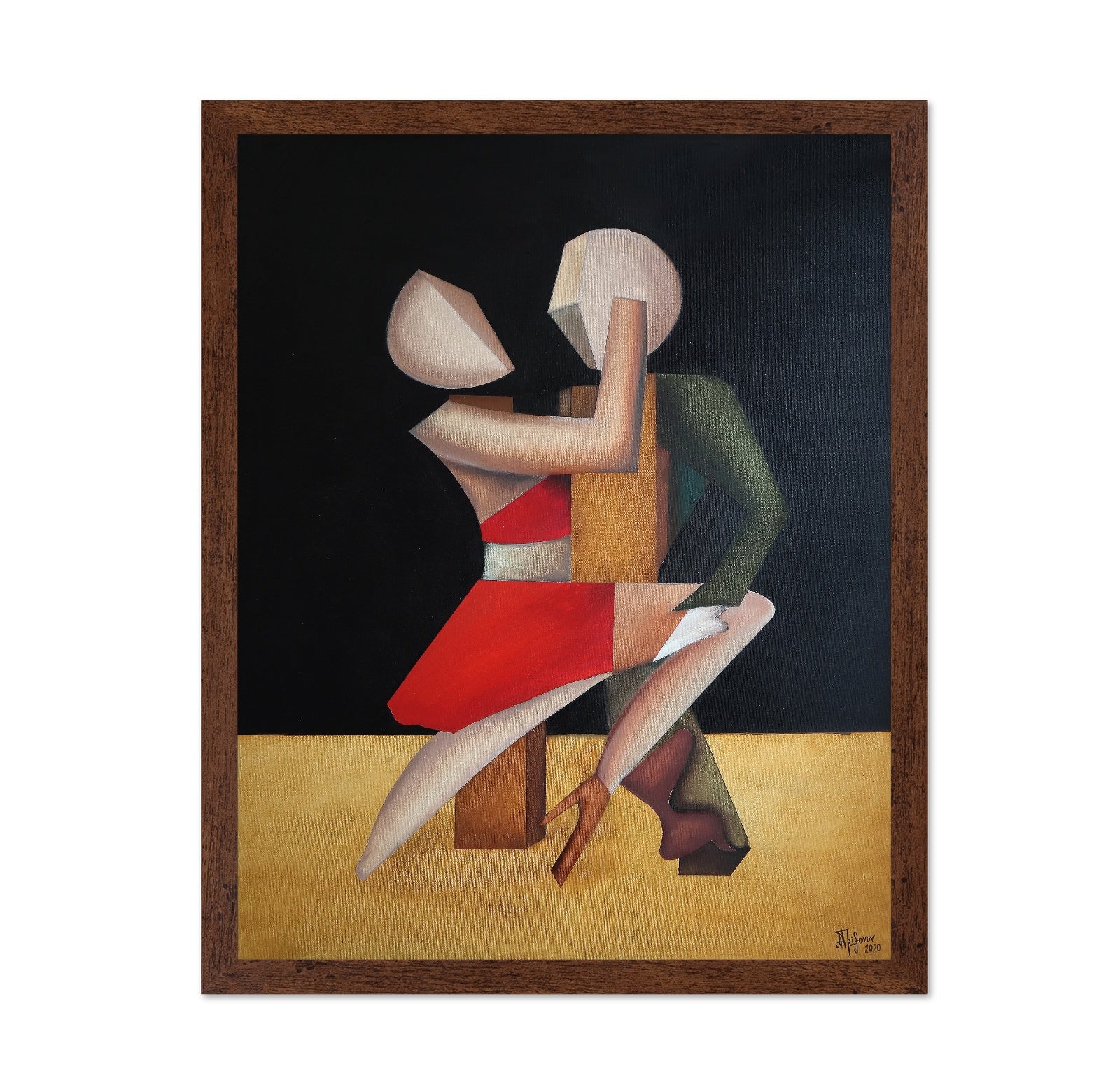 Modern Dancing Couple