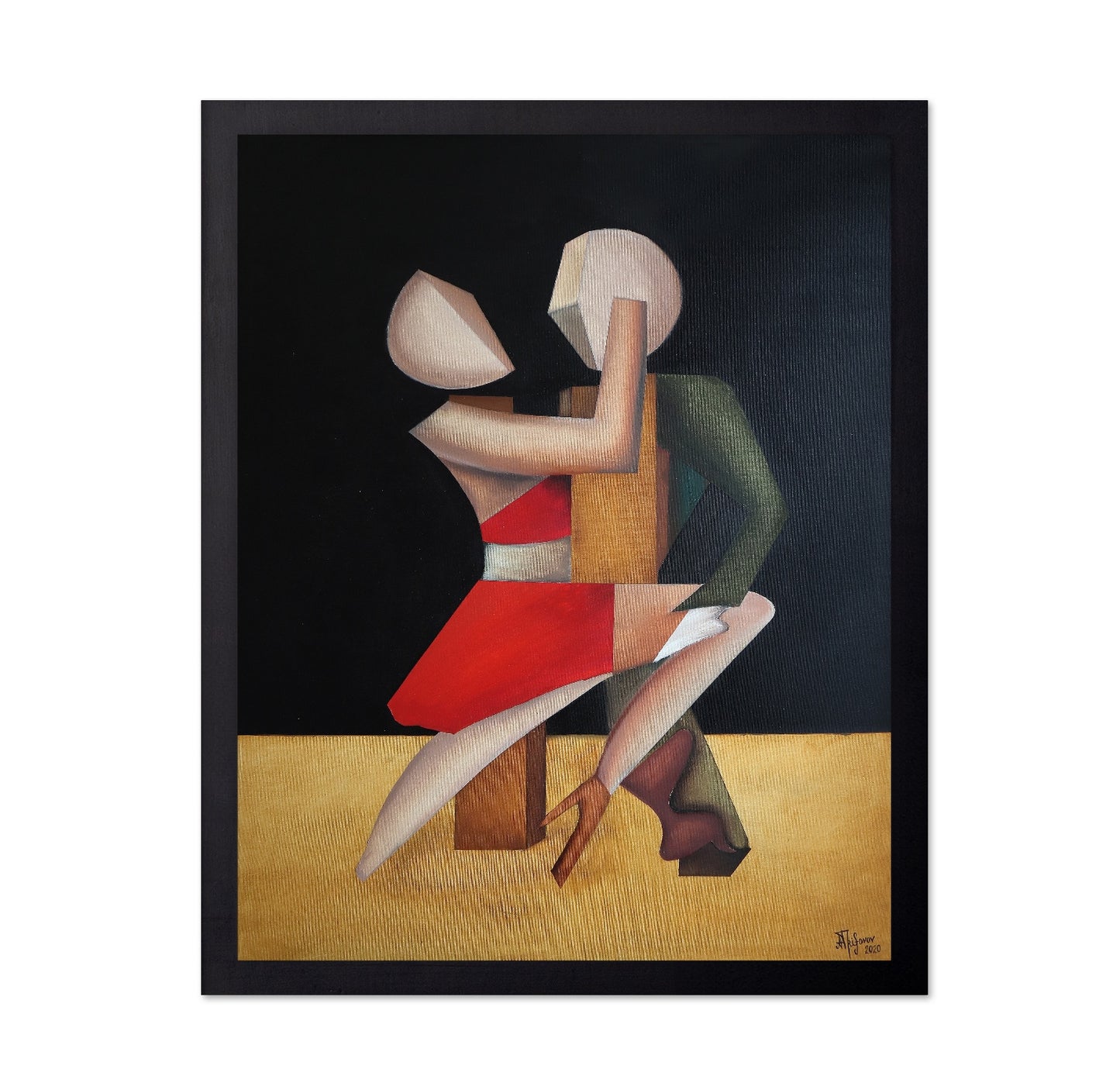 Modern Dancing Couple
