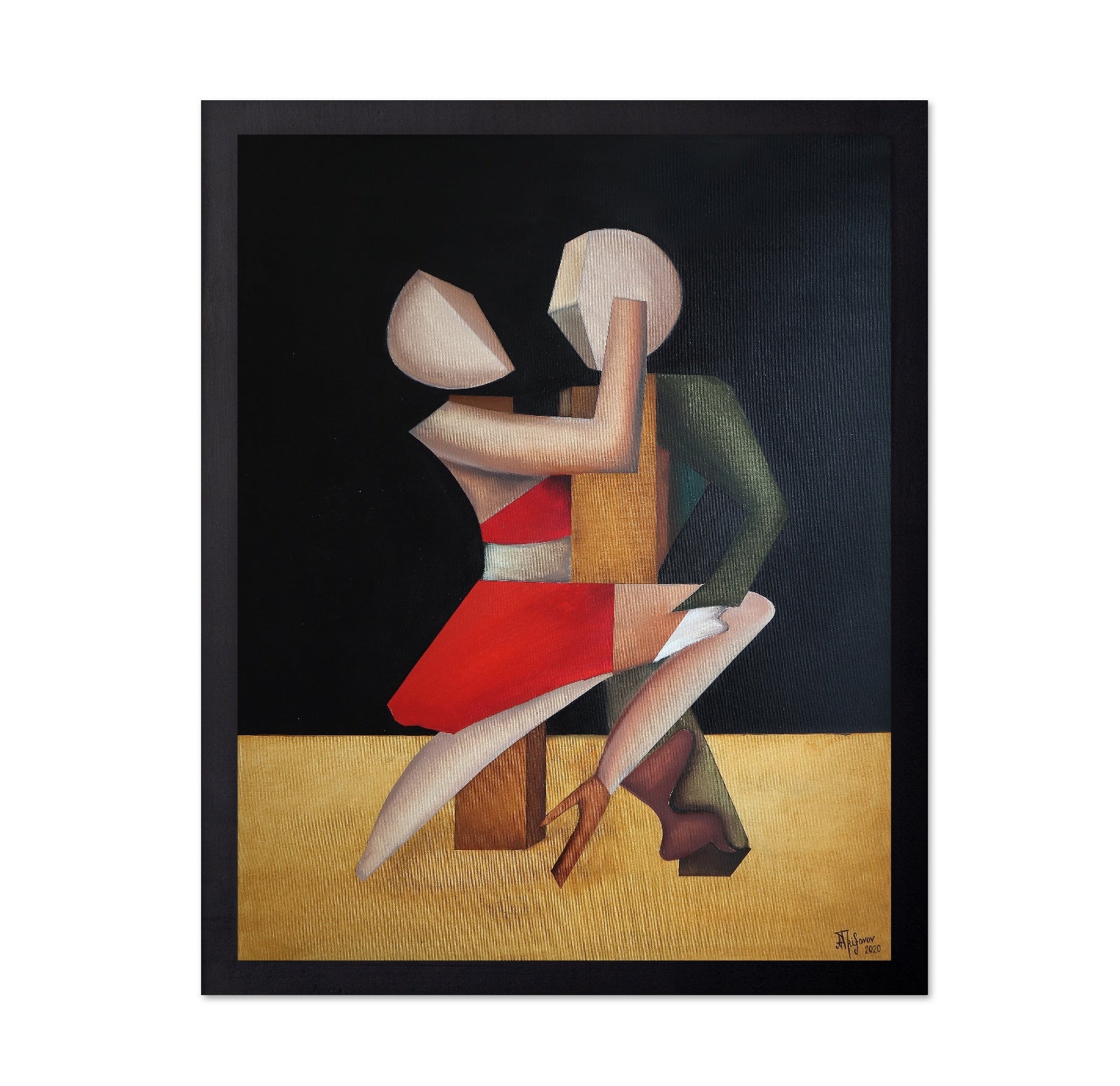 Modern Dancing Couple