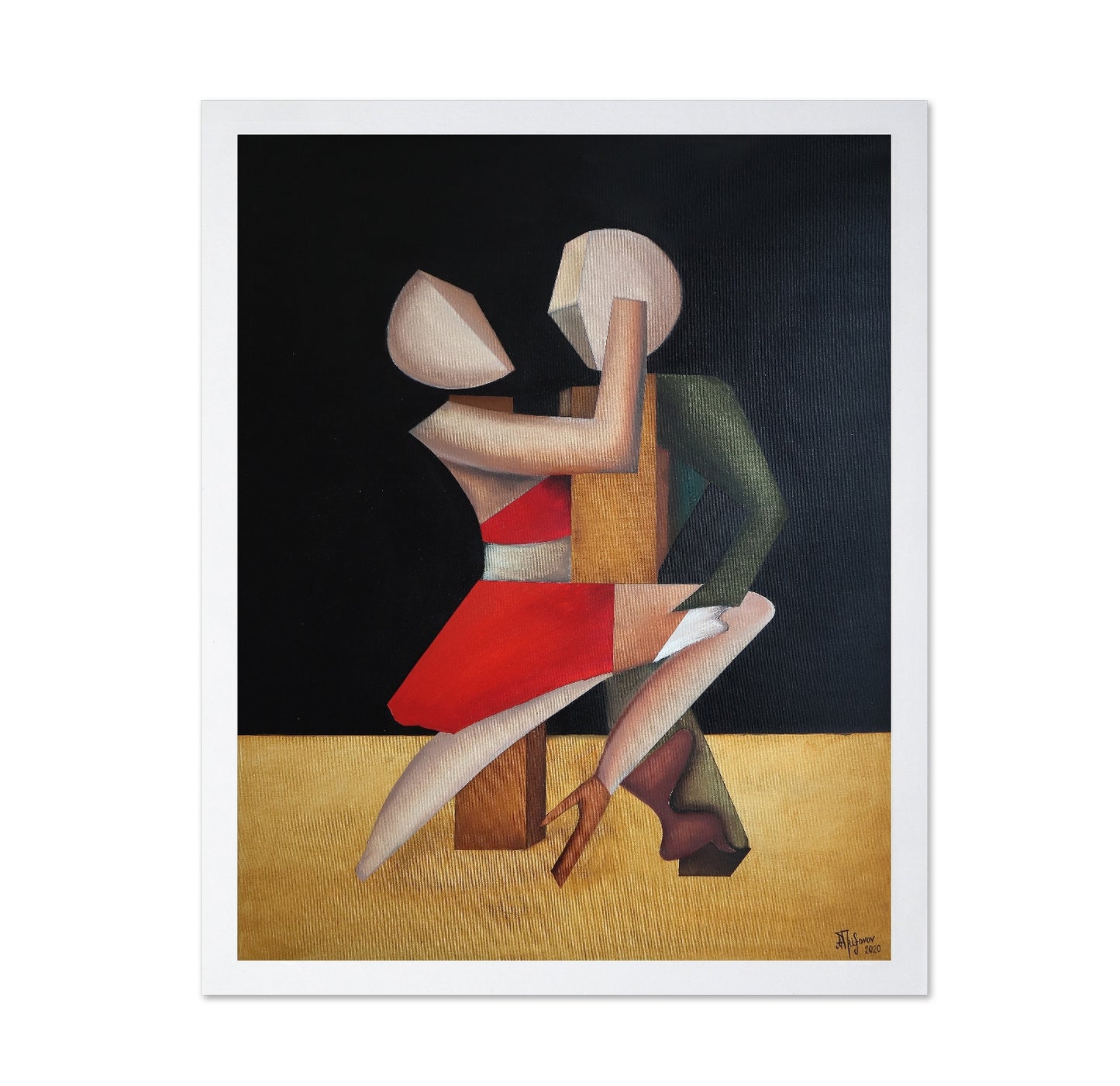 Modern Dancing Couple