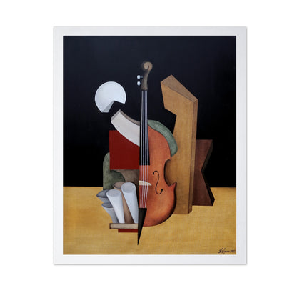Modern Violin Still Life