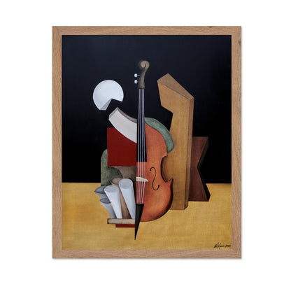 Modern Violin Still Life