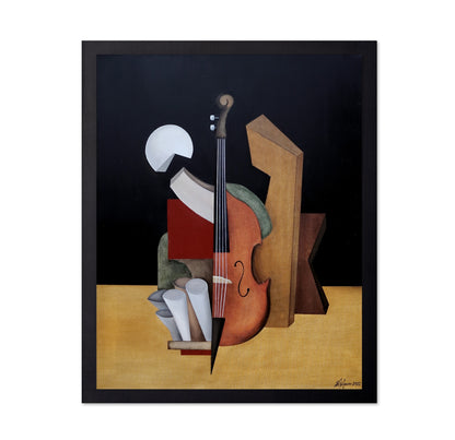 Modern Violin Still Life