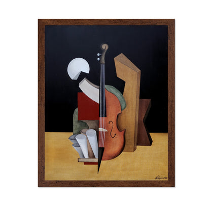 Modern Violin Still Life