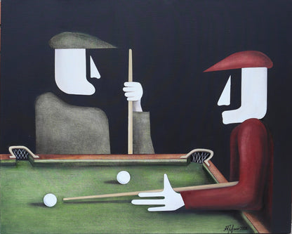 Billiards Game Scene