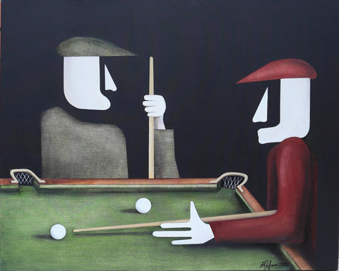 Billiards Game Scene