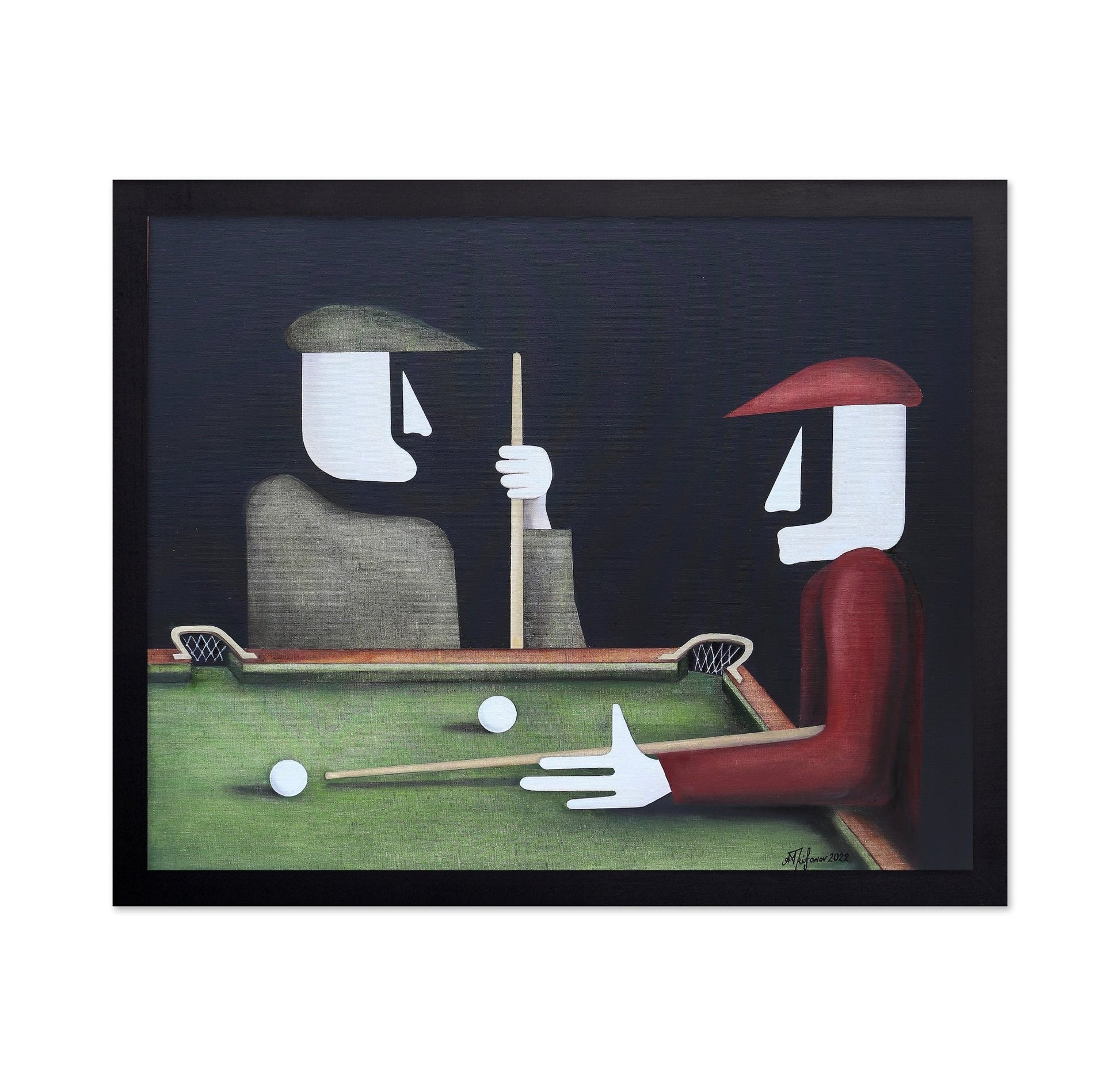 Billiards Game Scene