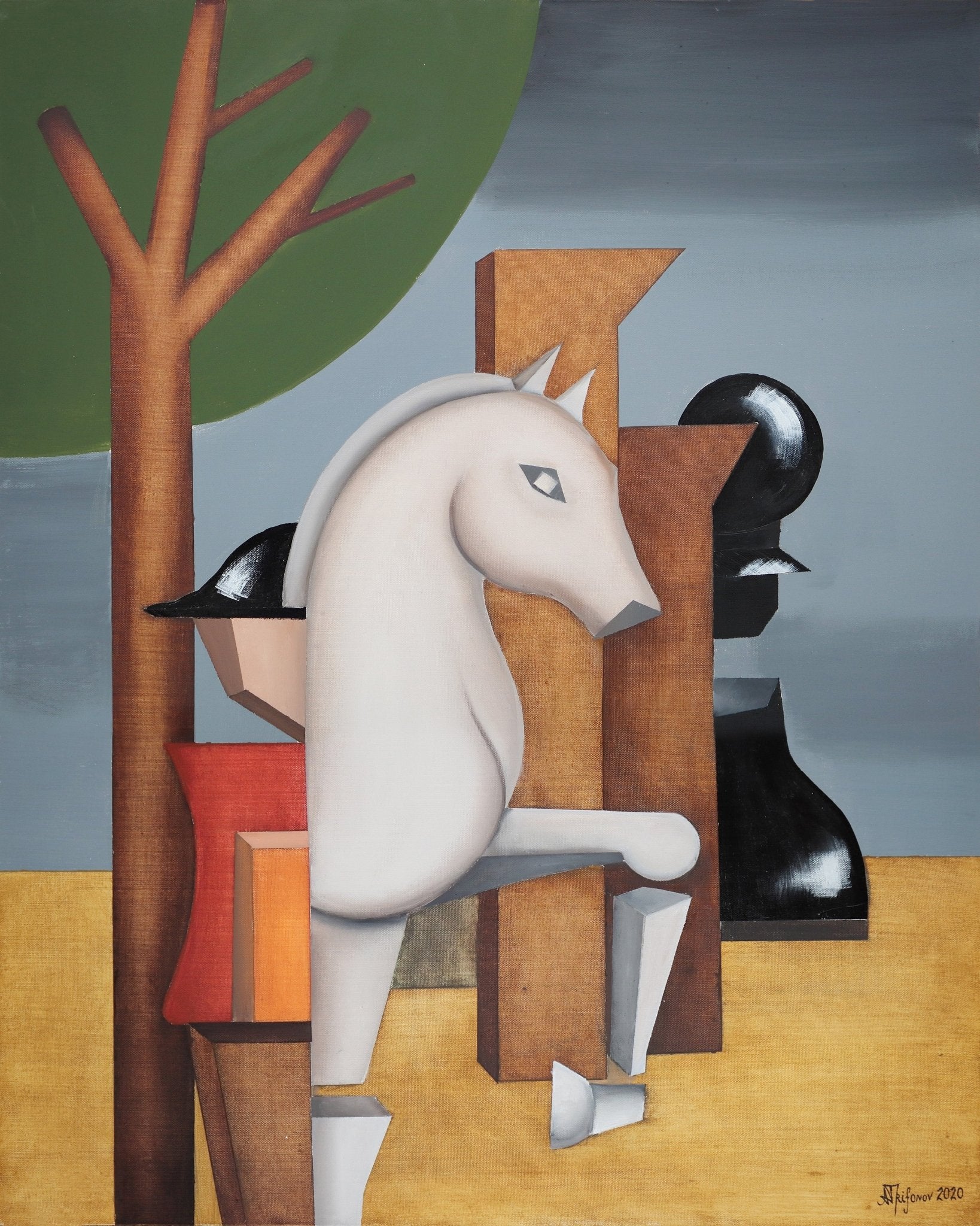 Abstract Horse Figures