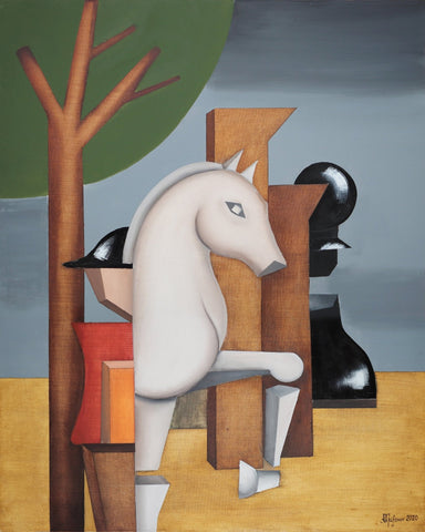 Abstract Horse Figures