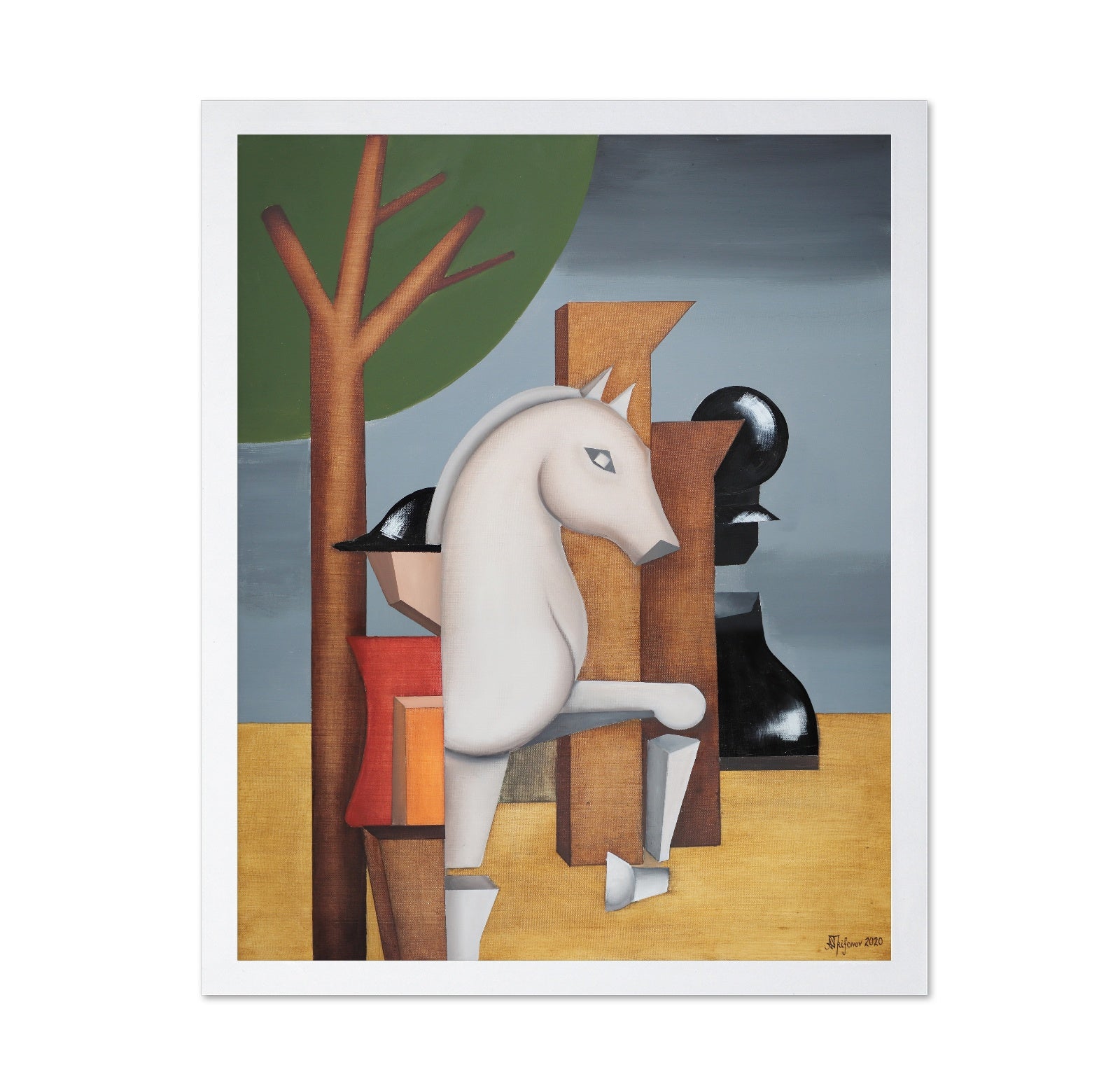 Abstract Horse Figures