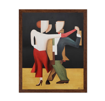 Abstract Dancing Couple