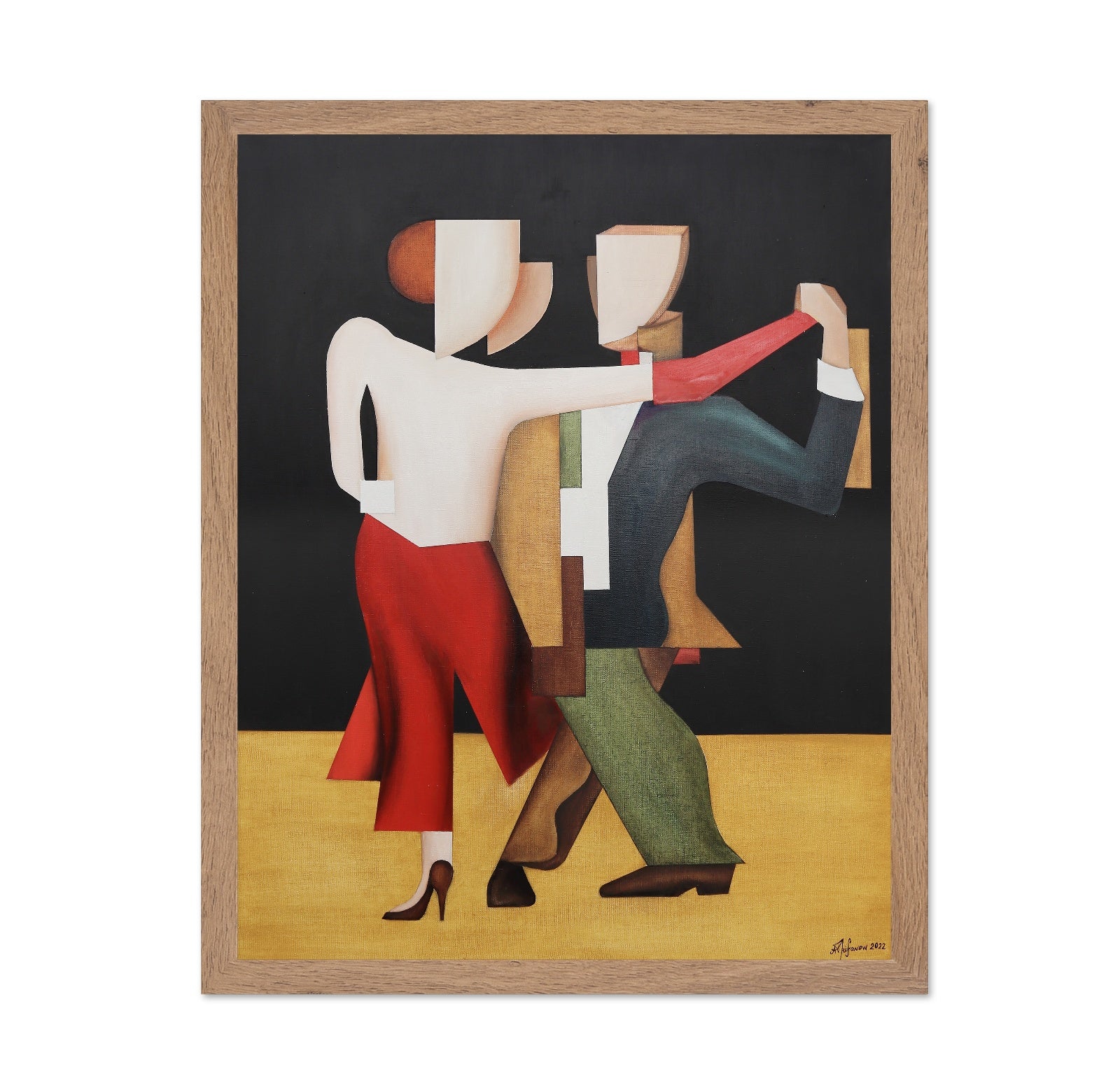 Abstract Dancing Couple