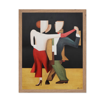 Abstract Dancing Couple