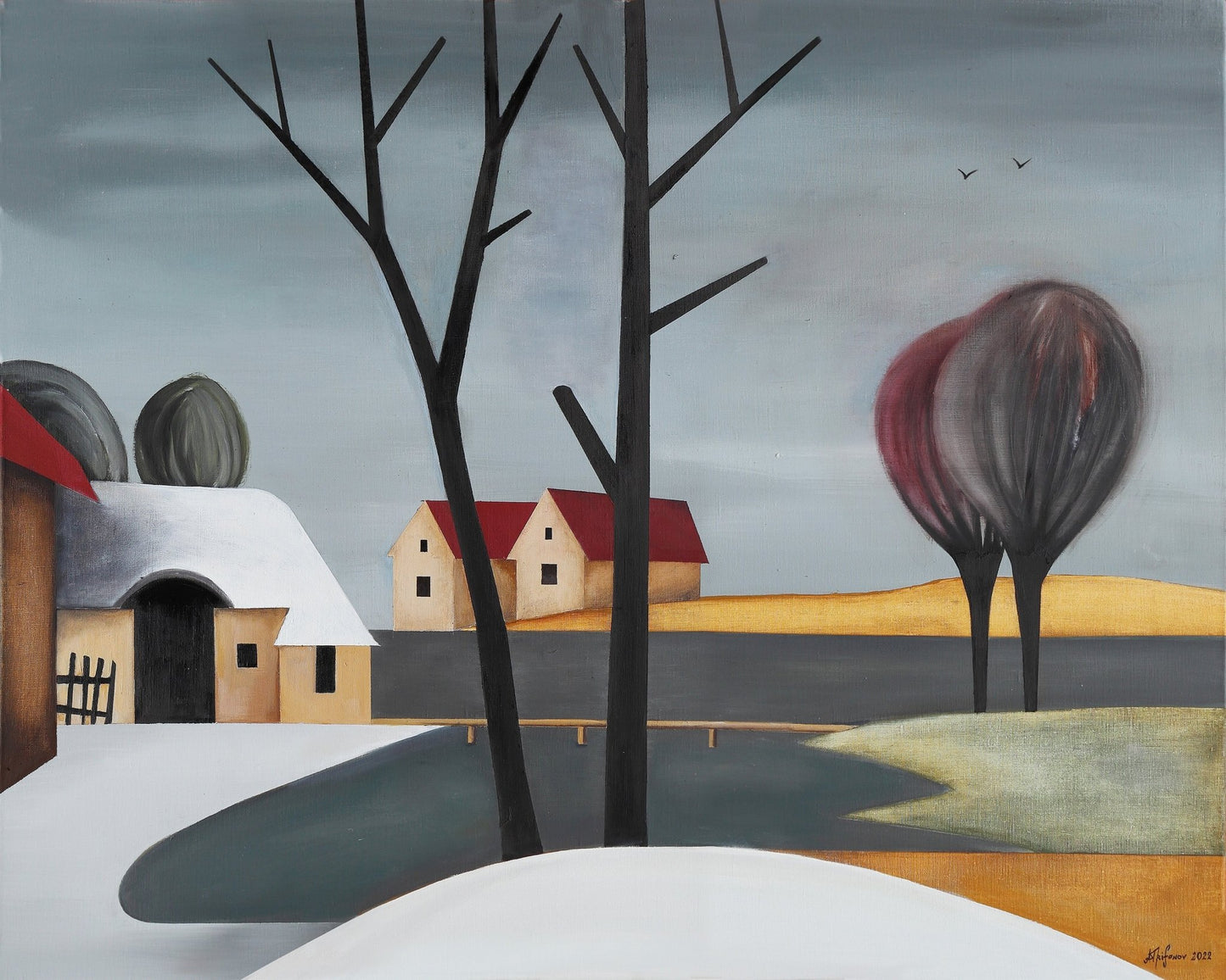 Winter Village Calm