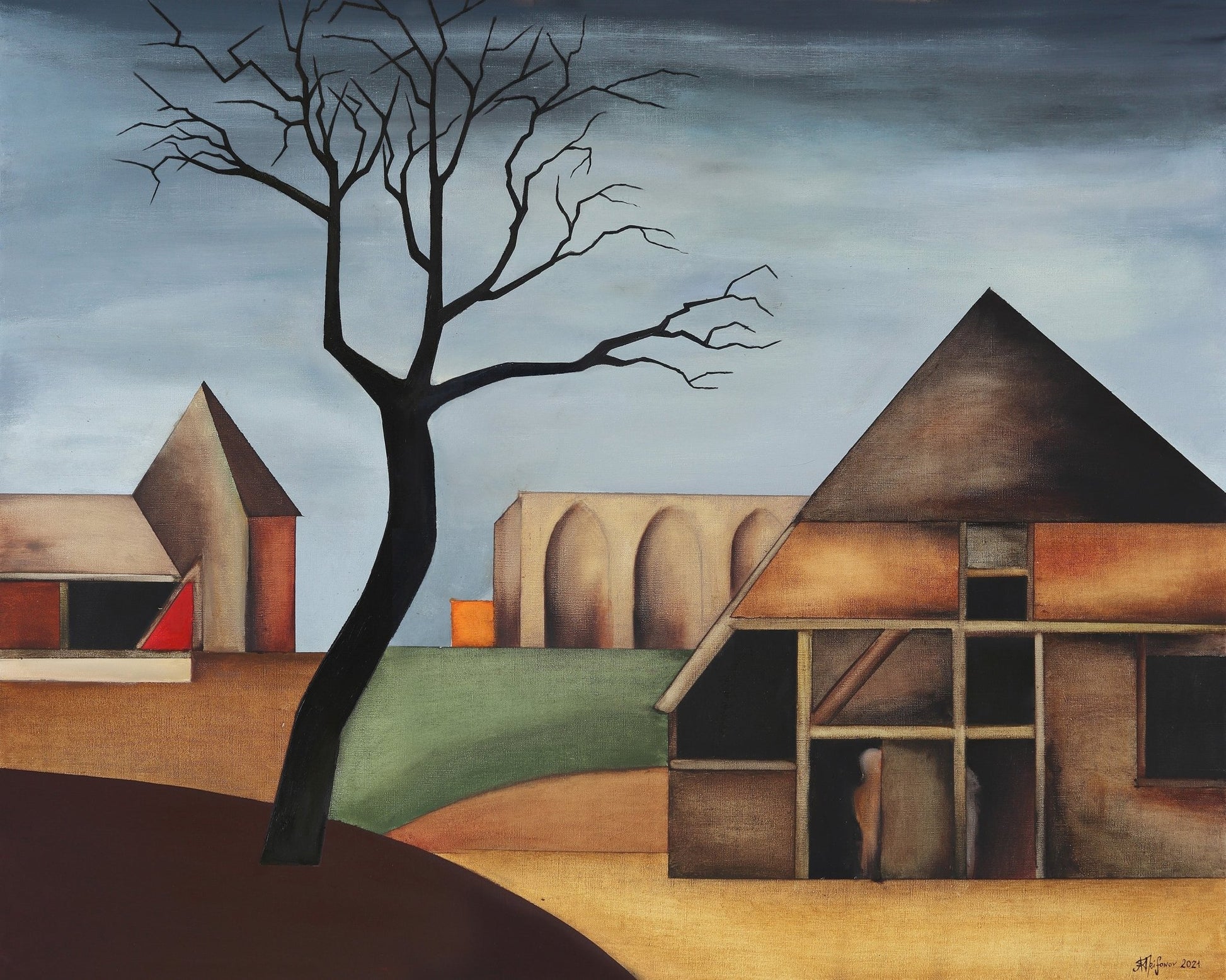 Lonely House Landscape
