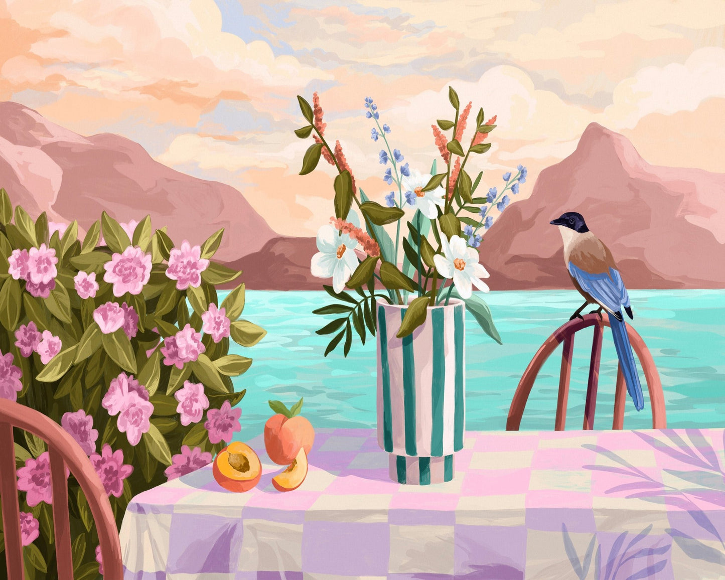 Lakeside Floral Picnic