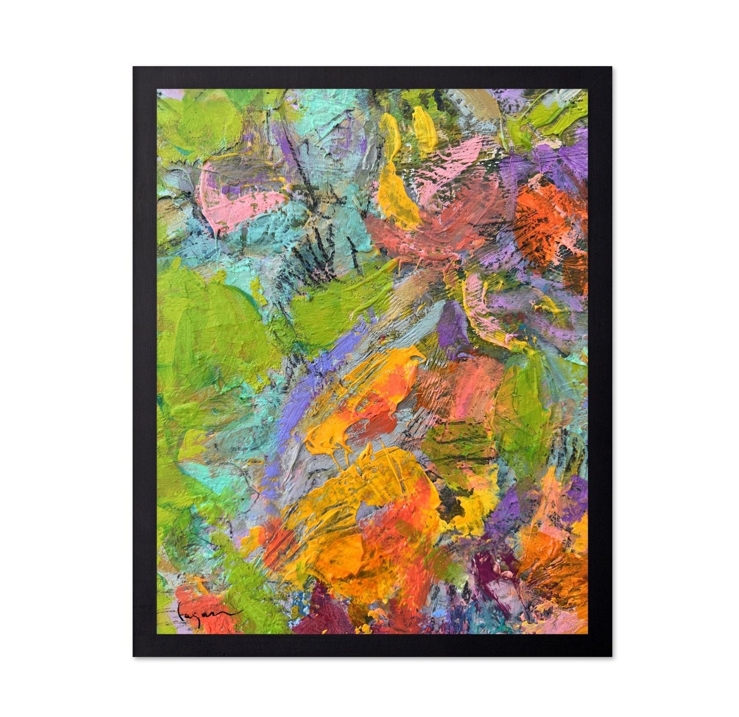 Neon Texture Layers