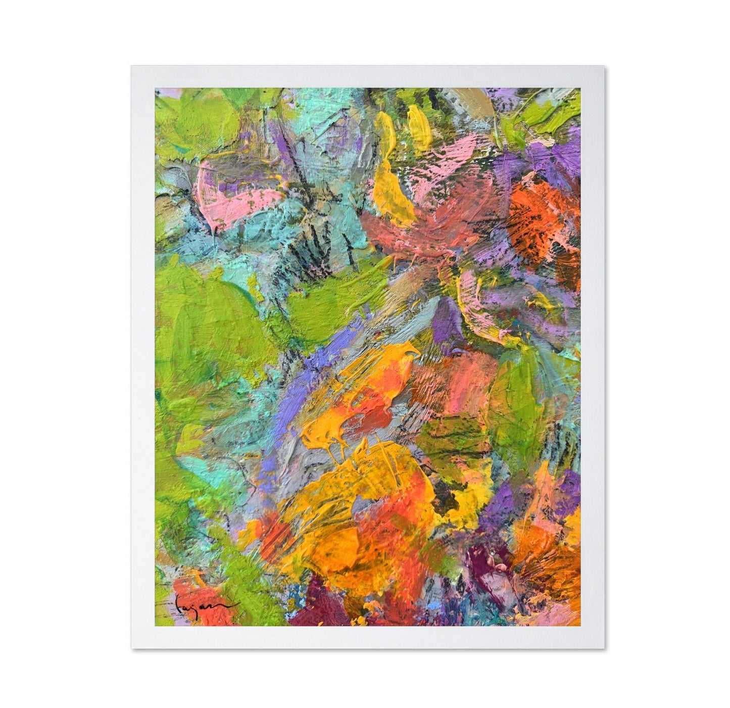 Neon Texture Layers