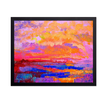 Crimson Sunset Horizon