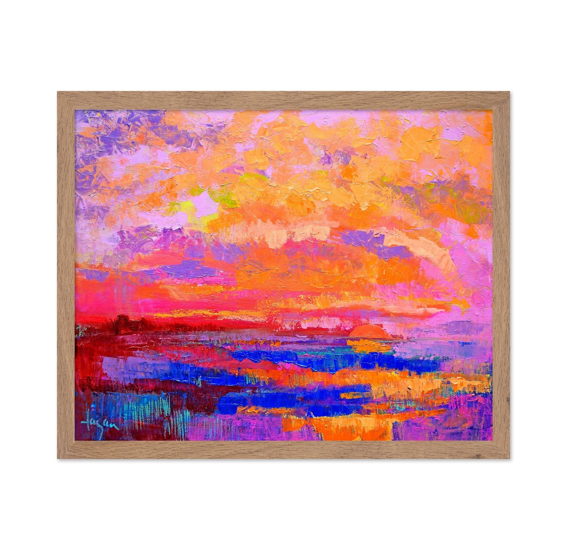 Crimson Sunset Horizon