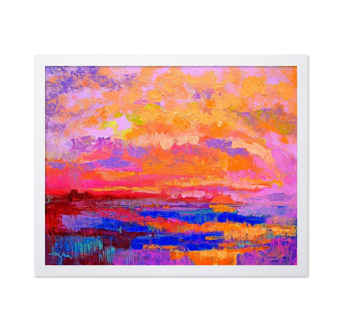 Crimson Sunset Horizon