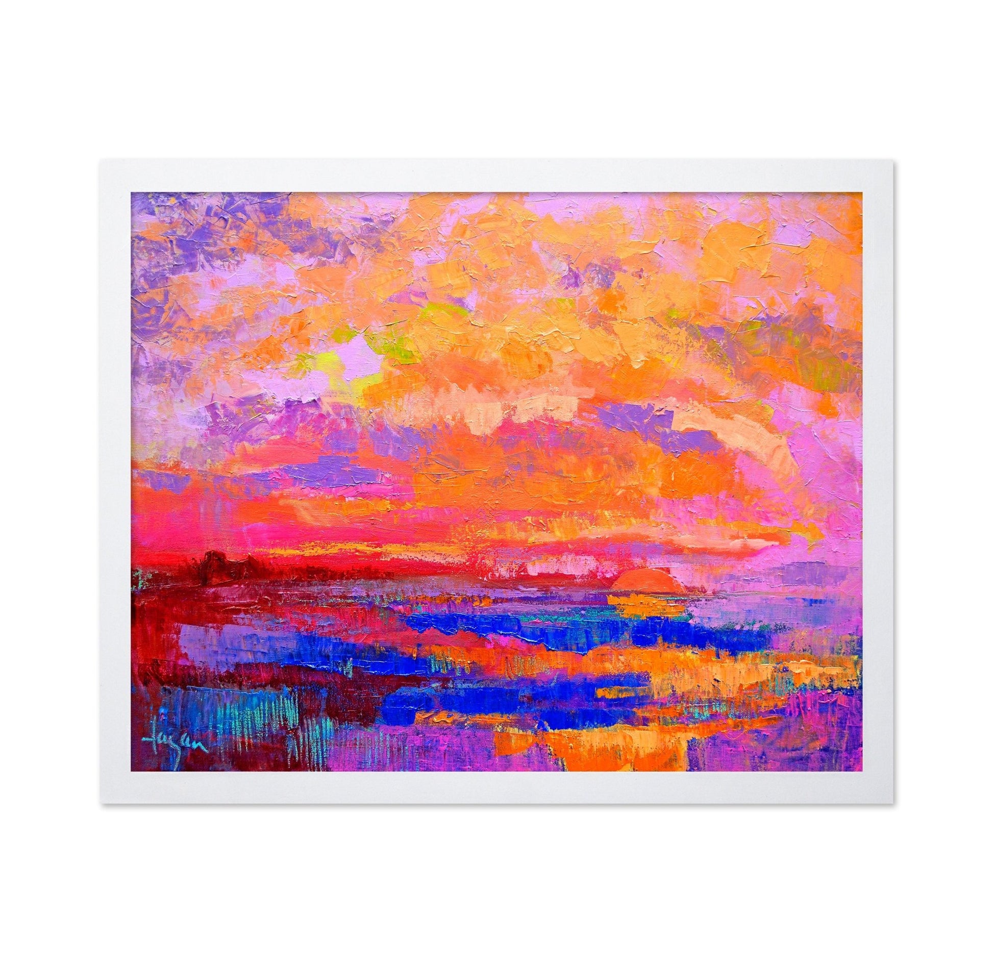 Crimson Sunset Horizon