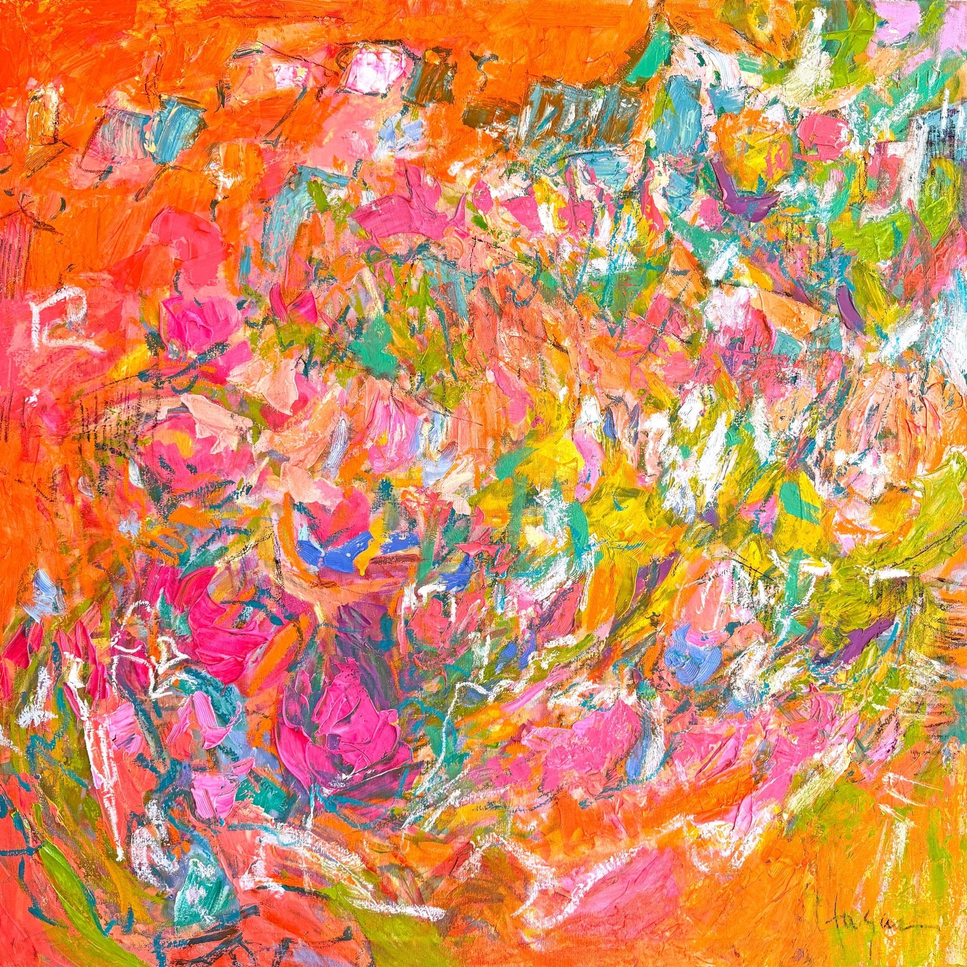 Vibrant Floral Burst No3