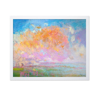 Pastel Bloom Landscape