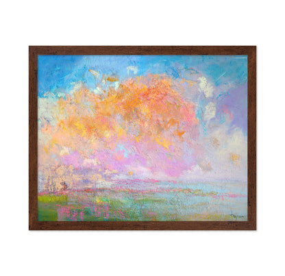 Pastel Bloom Landscape