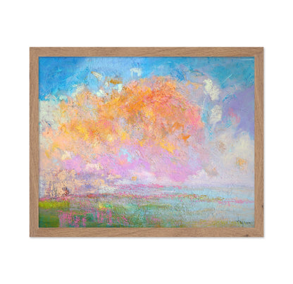 Pastel Bloom Landscape