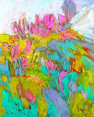 Tropical Bloom Sketch