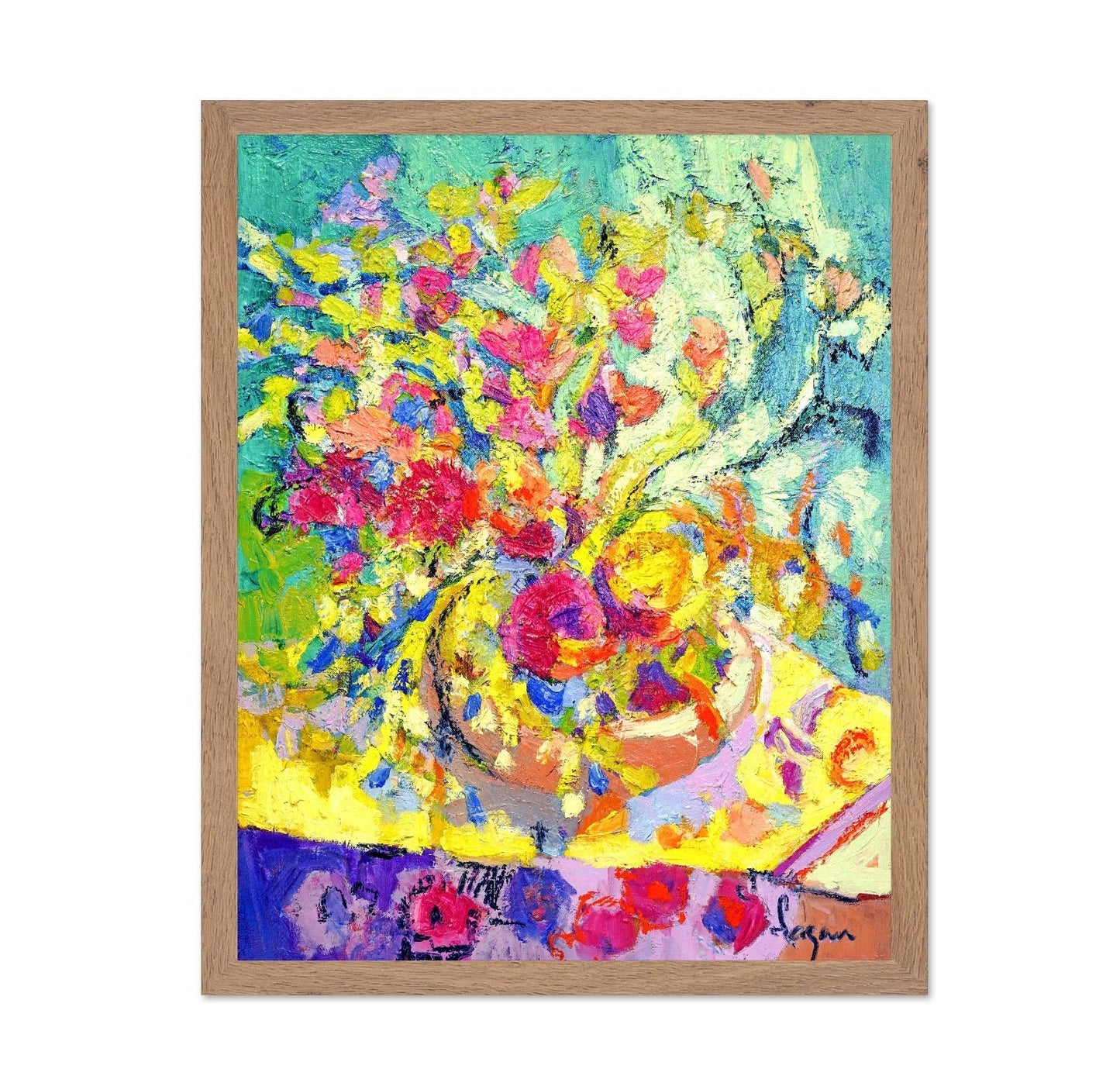 Colorful Floral Vase No3