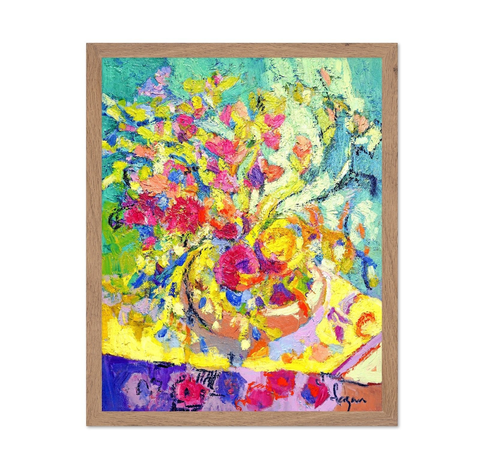 Colorful Floral Vase No3