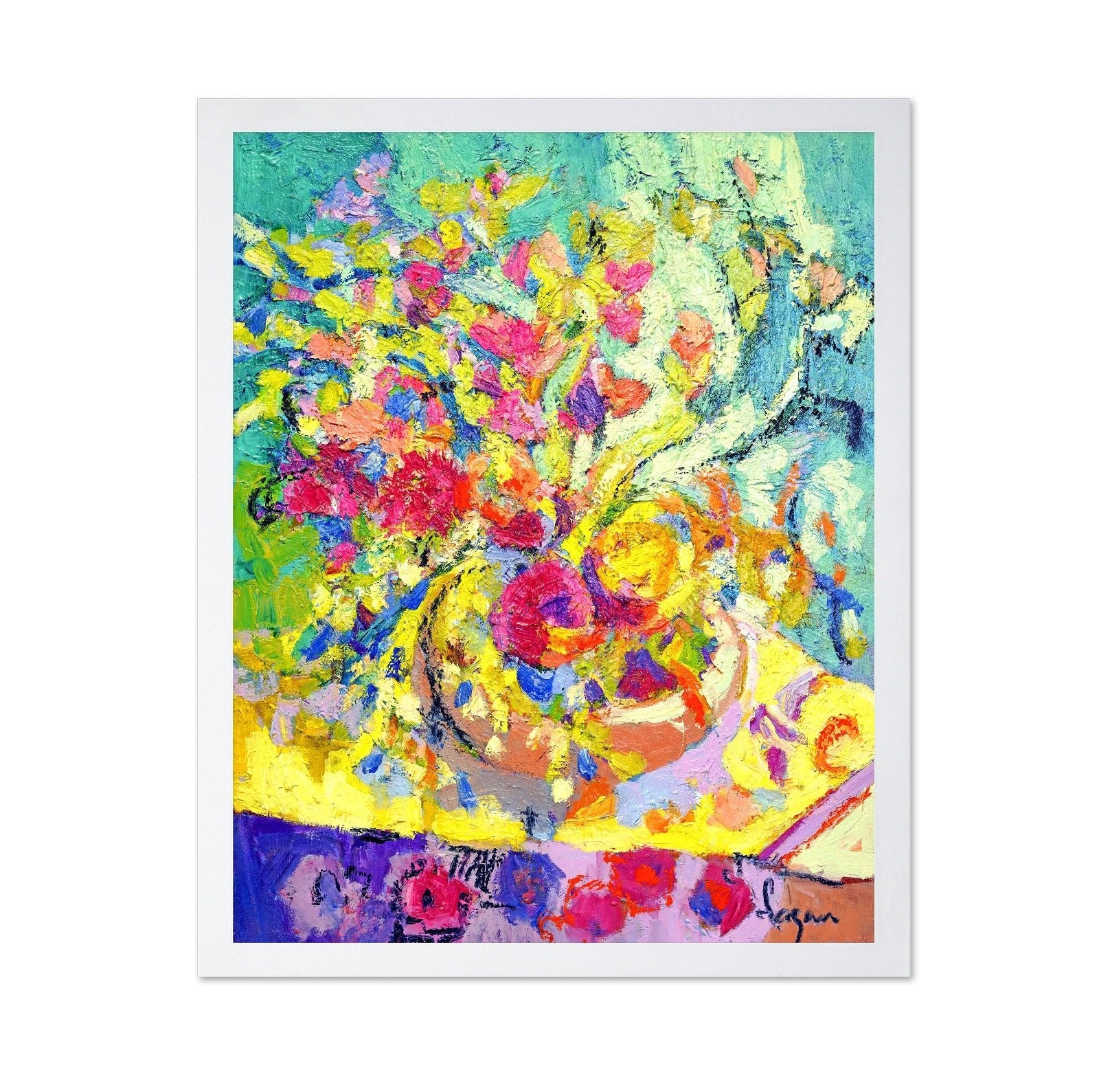 Colorful Floral Vase No3
