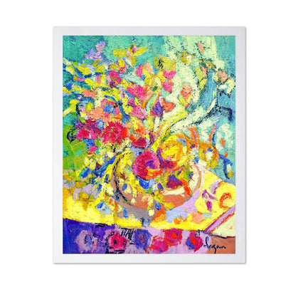 Colorful Floral Vase No3