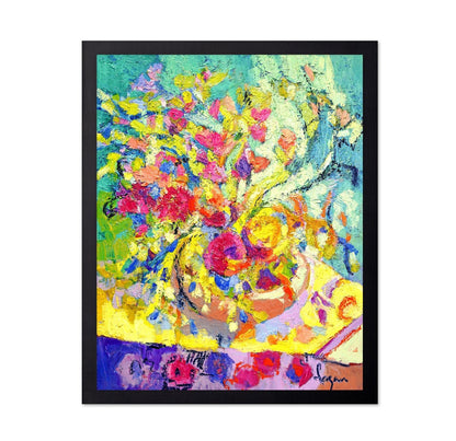 Colorful Floral Vase No3