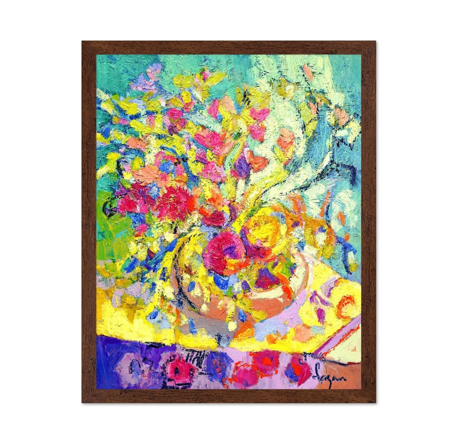 Colorful Floral Vase No3