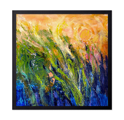 Abstract Mountain Glow