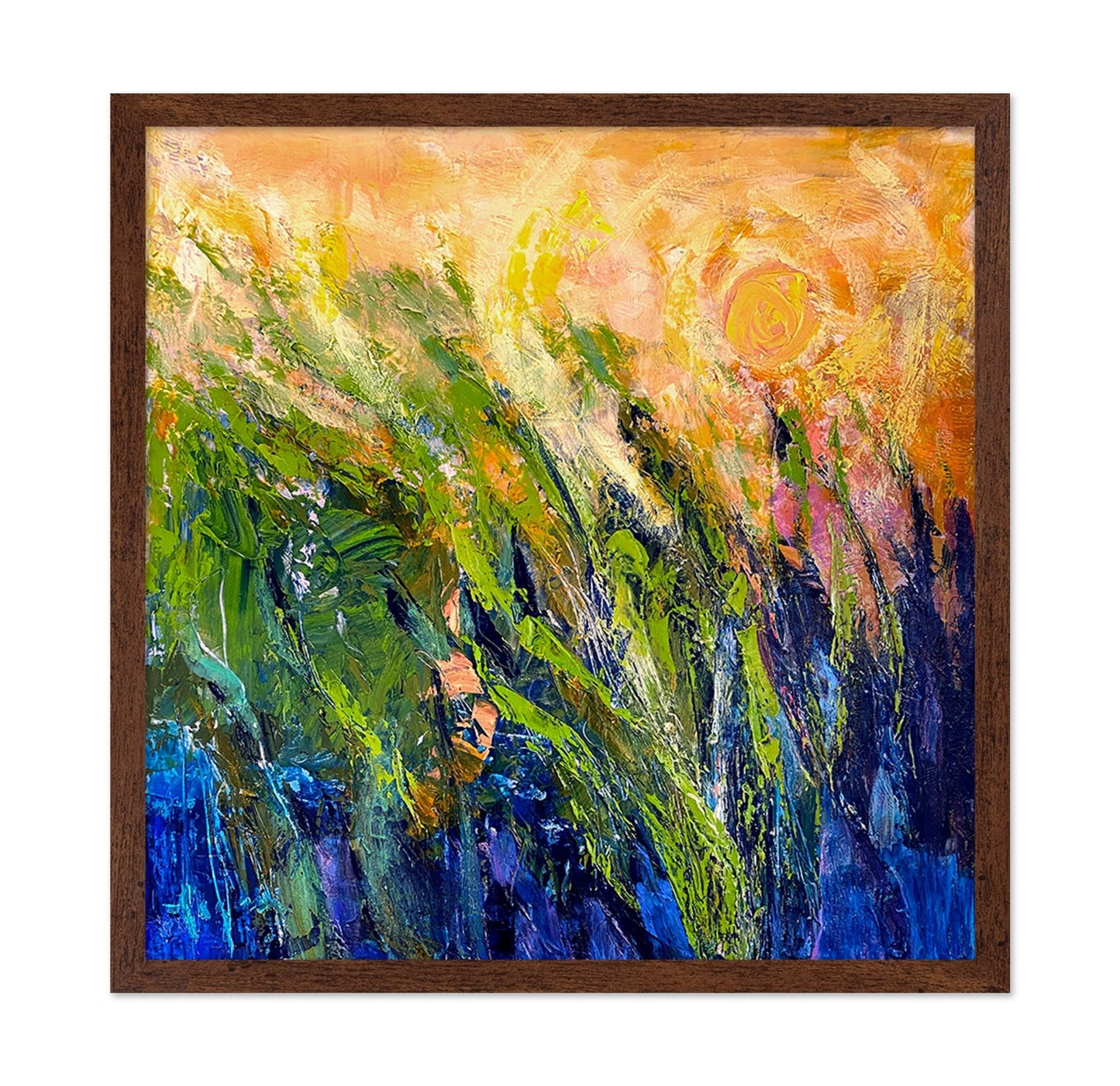 Abstract Mountain Glow