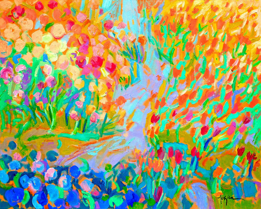Bright Garden Path