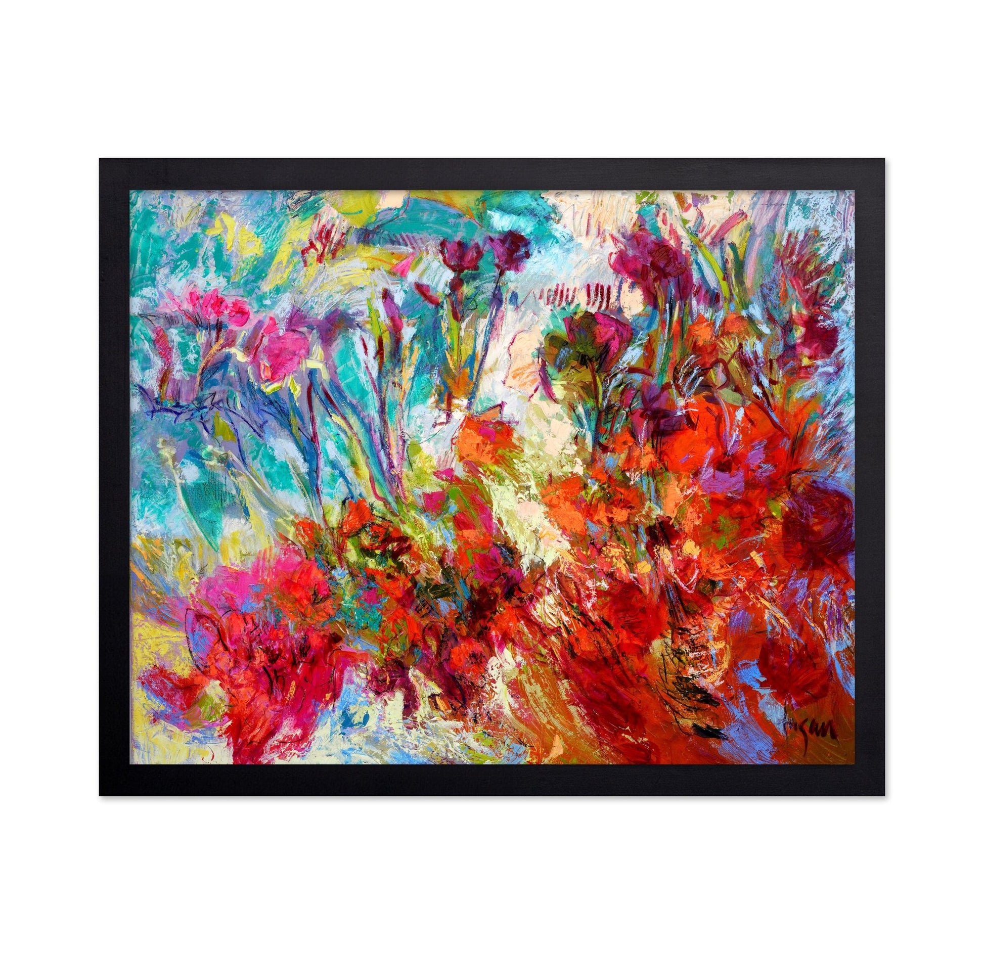 Crimson Garden Bloom